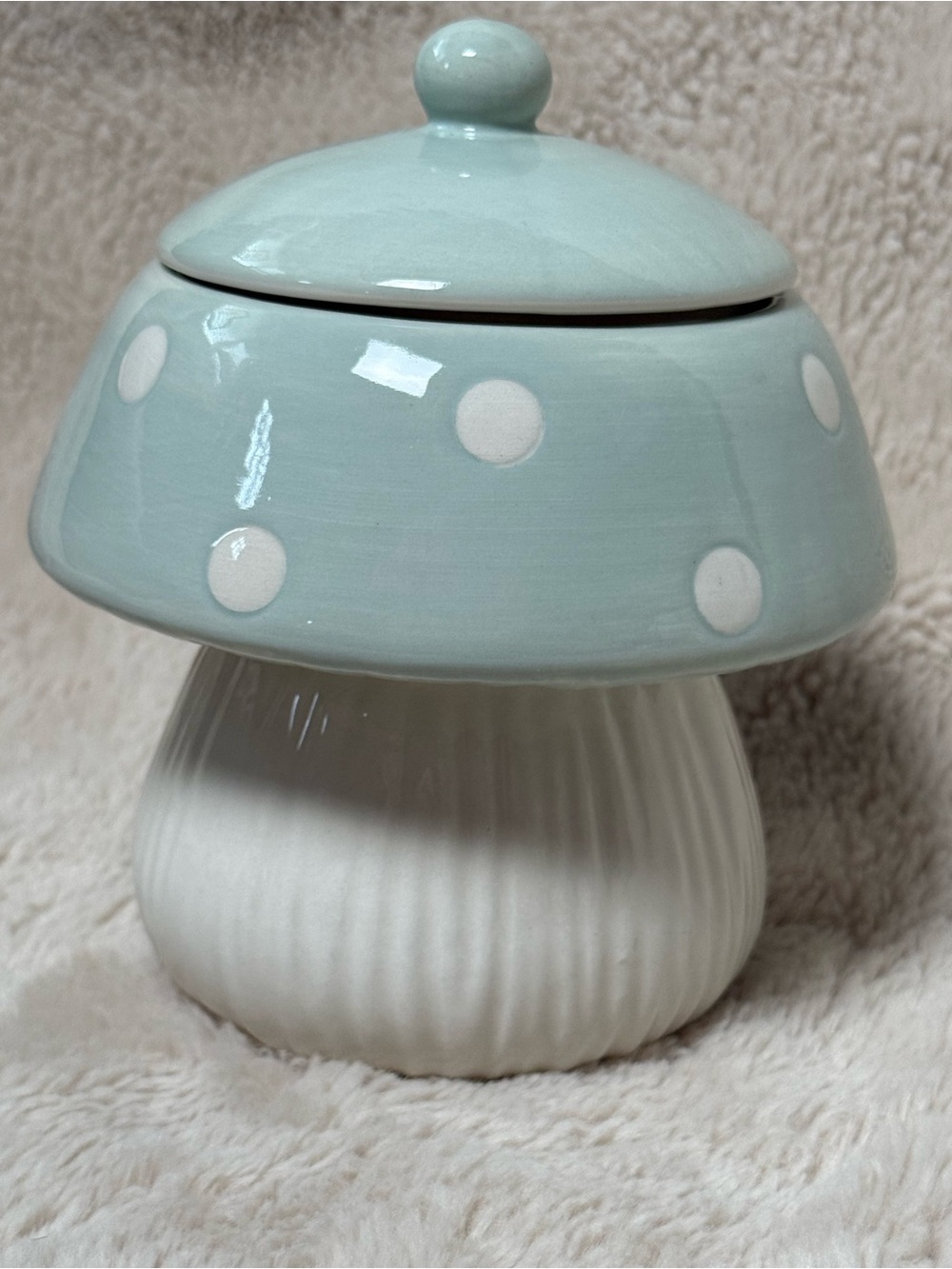 Target Bullseye’s Playground Mushroom Covered Crock / Canister